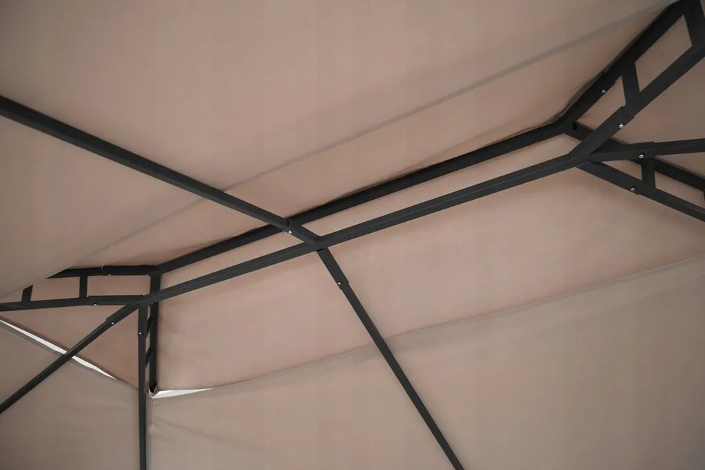 Garden Line ALTANA  BEŽOVÝ ZÁHRADNÝ PAVILÓN 3 X 4 M 3 x 4 x V2,6 m *5705