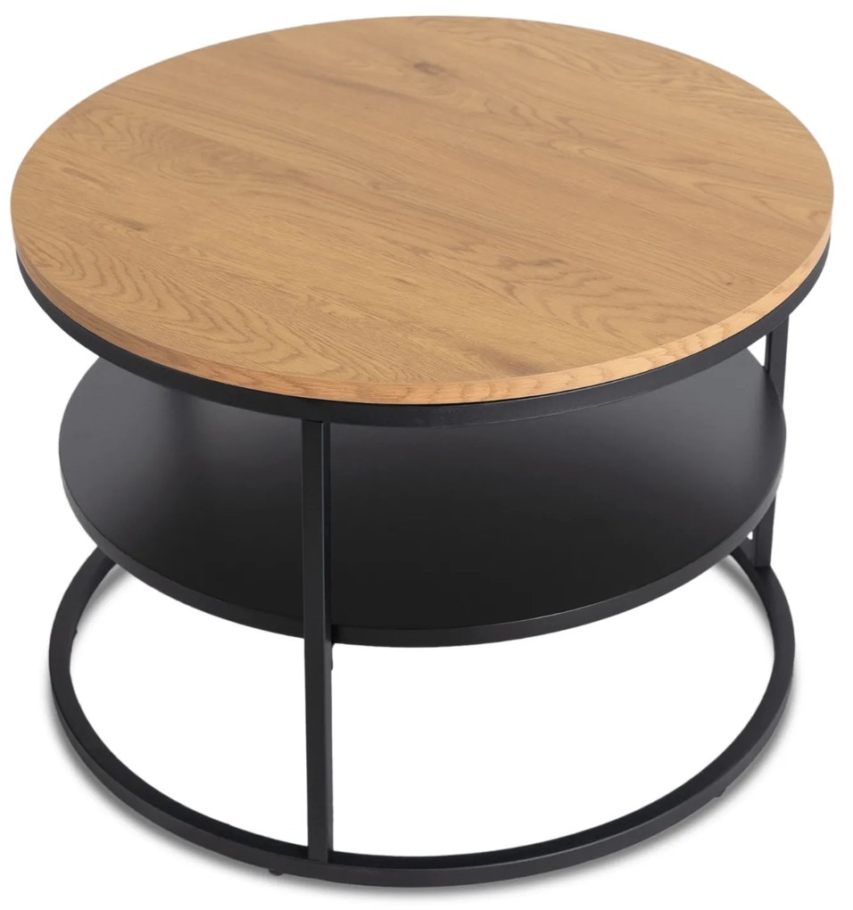 PROXIMA.store - Nadčasový okrúhly konferenčný stolík BEST FARBA: čierna
