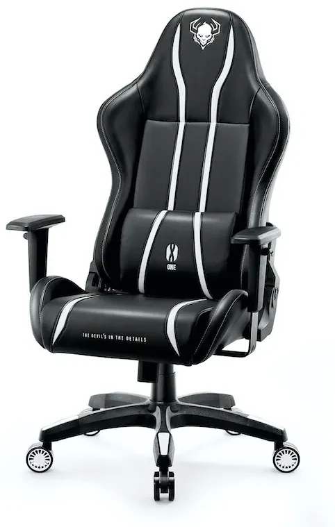 Herné kreslo Diablo X-One 2.0 King Size: čierno-bielý Diablochairs