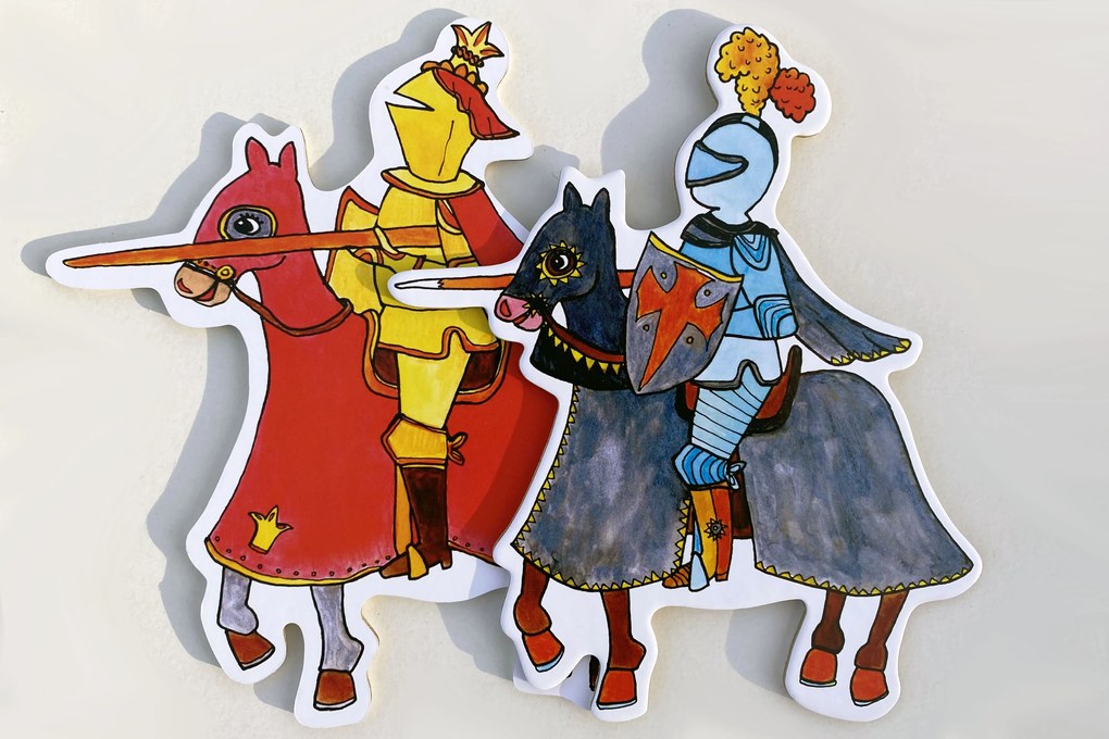 MARIONETINO – Rytieri na koňoch – bábky 2 ks