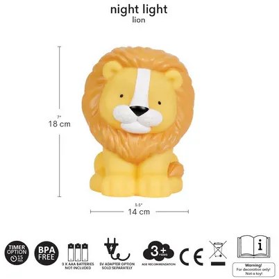 A Little Lovely Company - nočné svetlo - lev