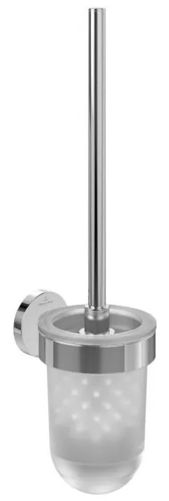 Villeroy & Boch TVA15101600061 - Nástenná WC kefa ELEMENTS sklo/lesklý chróm