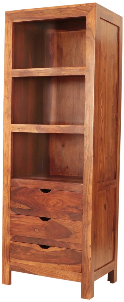 furniture-nabytek.cz - Knižnica rustikálna 65x180x45 z dreva palisander