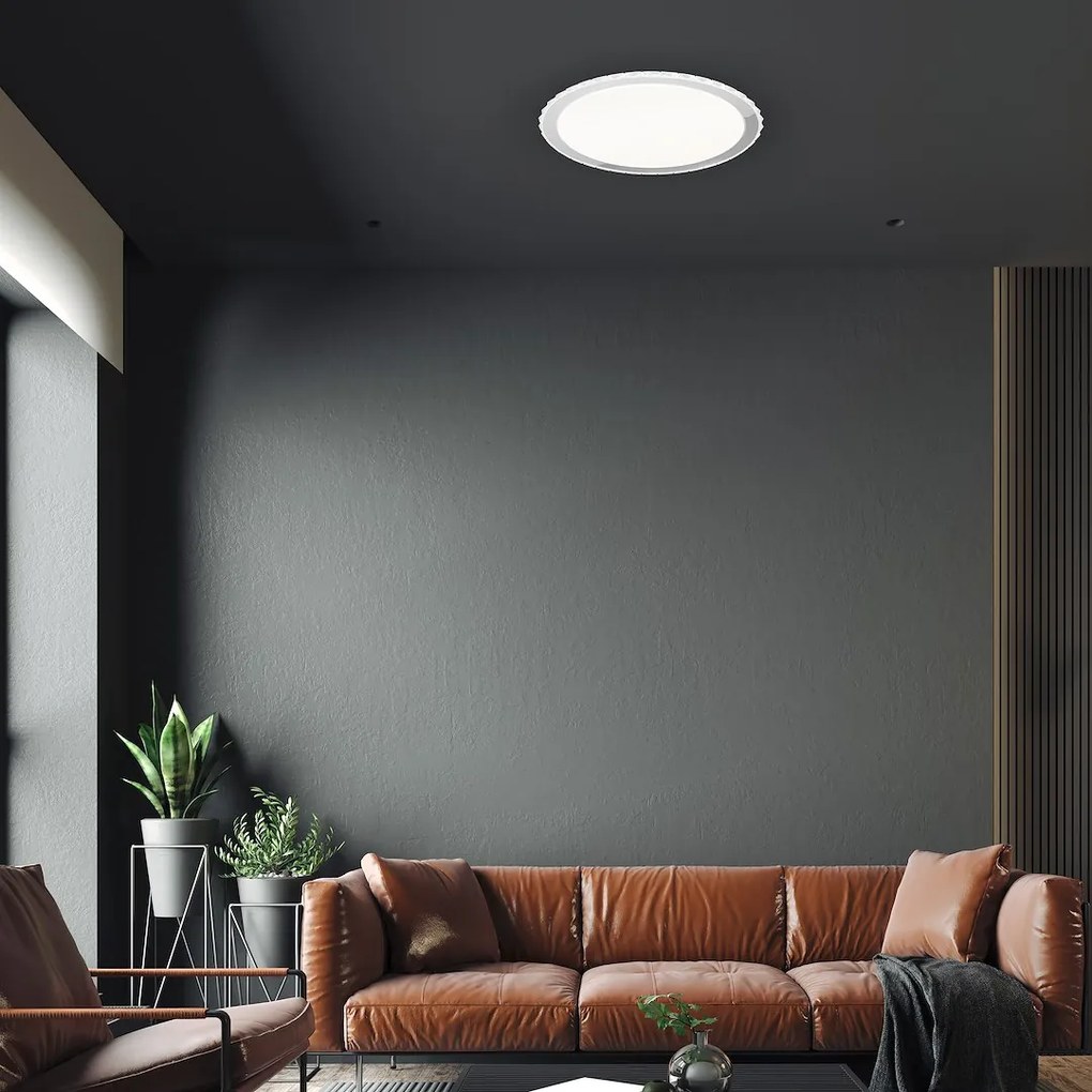Stropné LED svietidlo Layla, 1x LED 50w, 3000-6000k, w/ch, s ovládačom