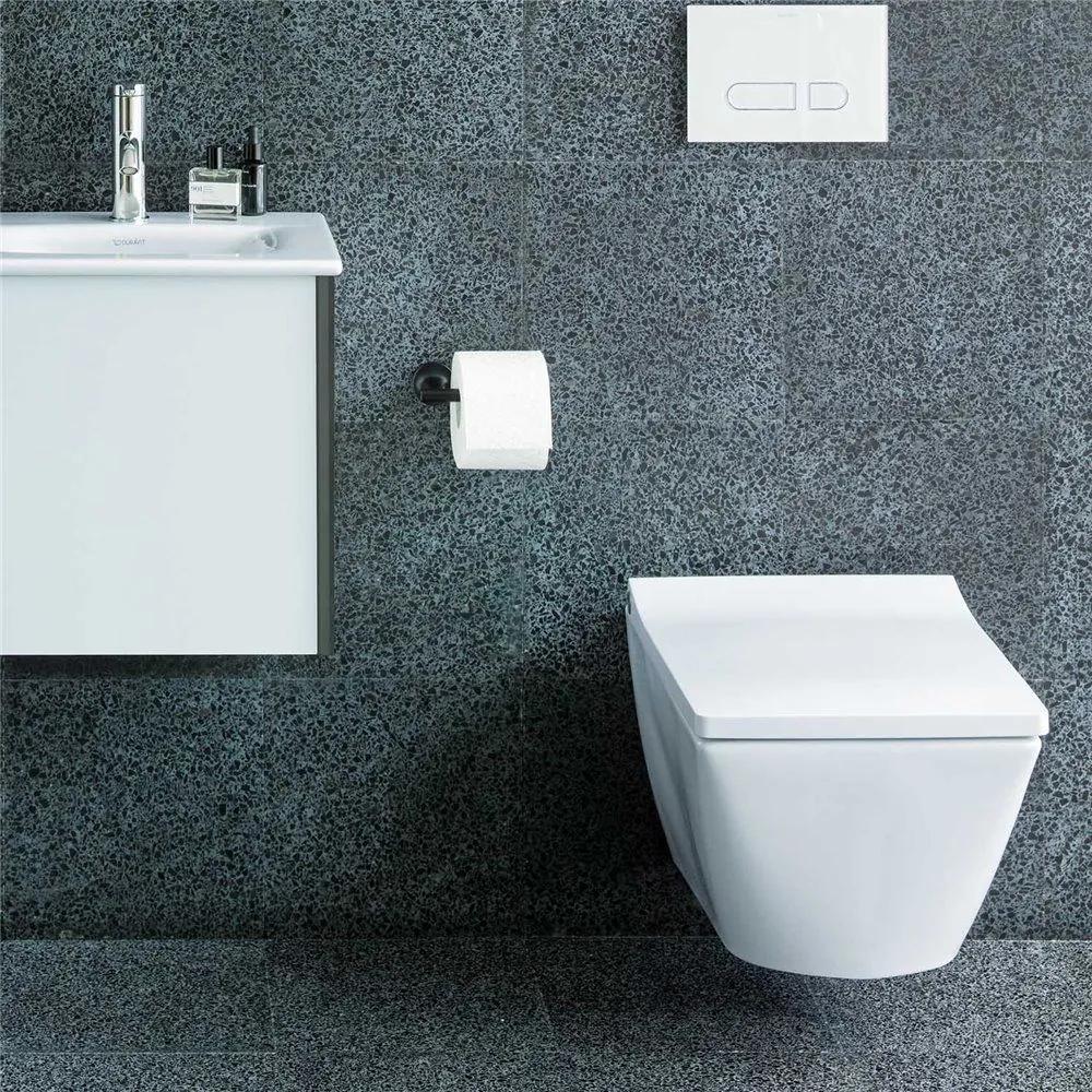 DURAVIT Viu závesné WC Rimless s hlbokým splachovaním, 370 x 570 mm, biela, s povrchom WonderGliss, 25110900001