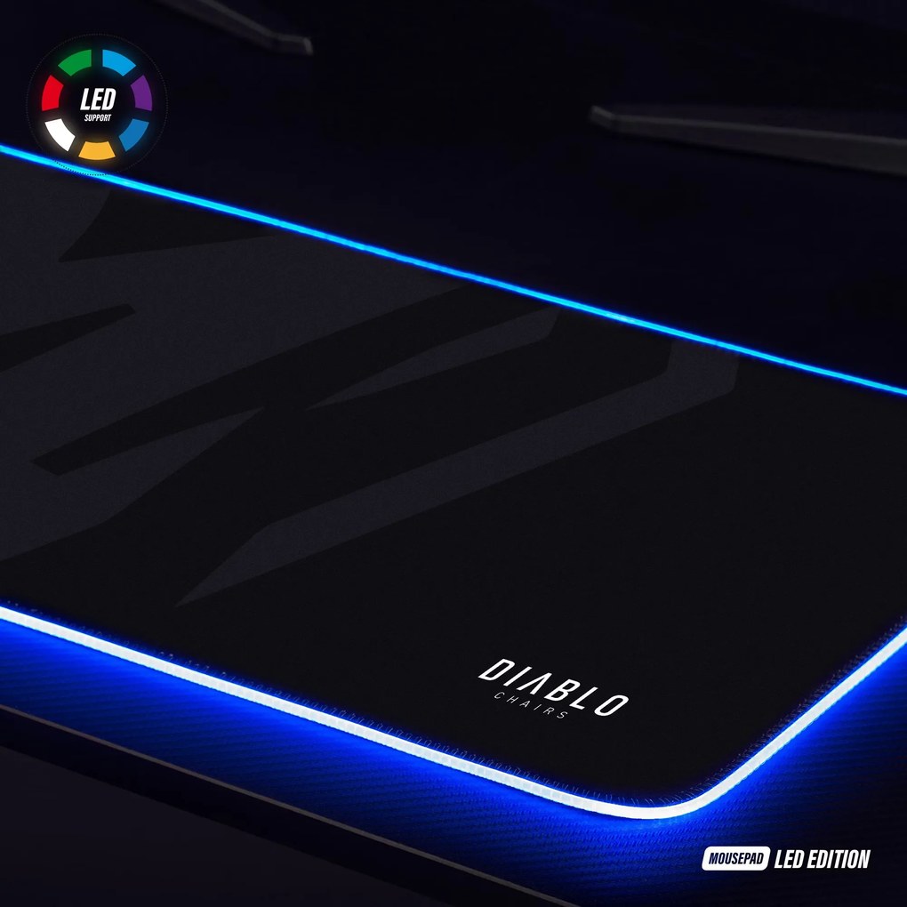 Gamingová podložka LED Diablo Chairs