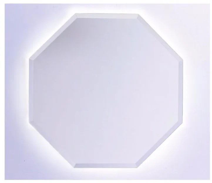 Zrkadlo Heksagon LED 60x60