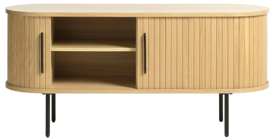 TV stolík v dekore duba v prírodnej farbe 120x56 cm Nola – Unique Furniture