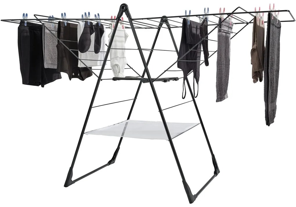 Leifheit Sušiak na bielizeň Classic 250 Flex Black, 25 m