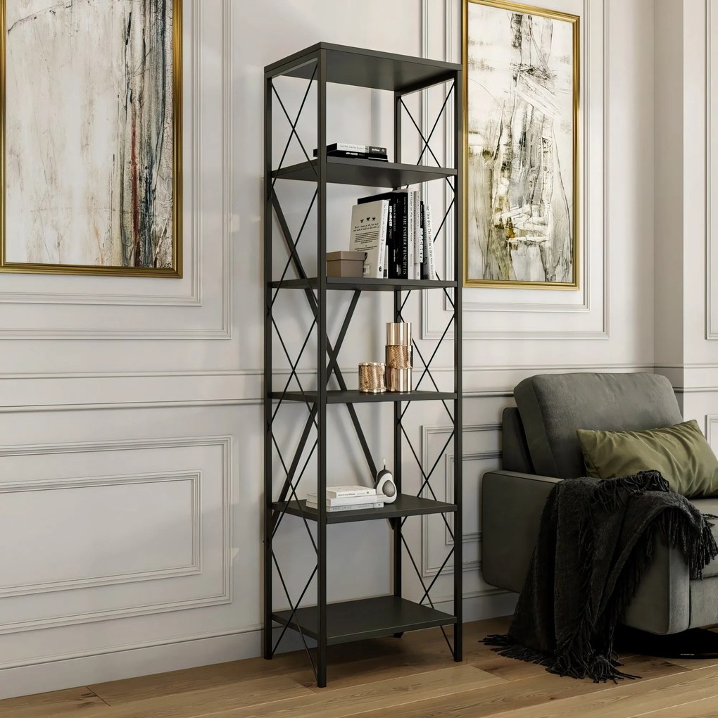 Knižnica Suadiye - Anthracite