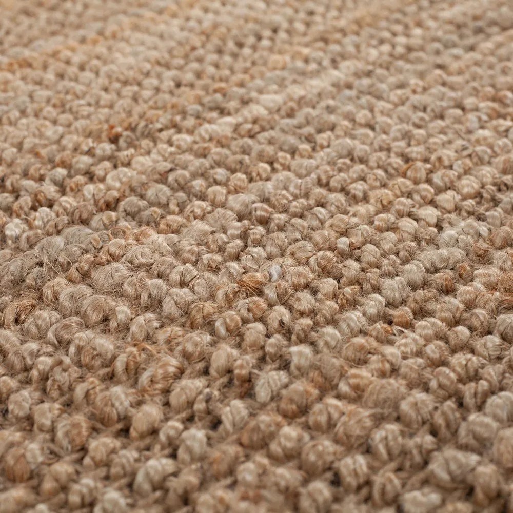 Hnedý jutový koberec Flair Rugs Jute, 200 x 290 cm
