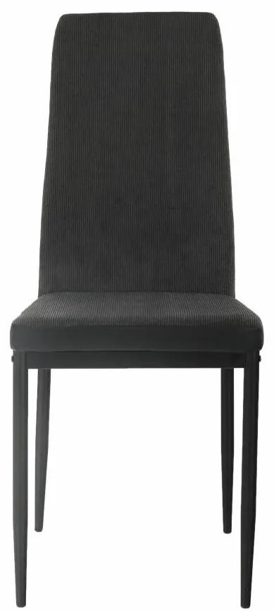 Tempo Kondela Jedálenská stolička, tmavosivá/čierna, ENRA