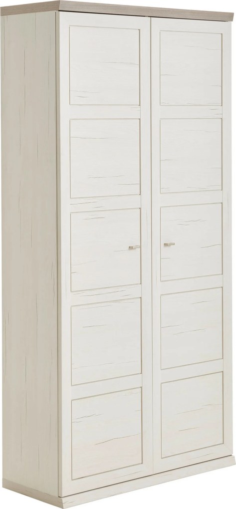 XXXLutz KANCELÁRSKA SKRIŇA, sivá, biela, 100,8/209,2/43 cm Hom`in - Kancelárske regály - 000003000153