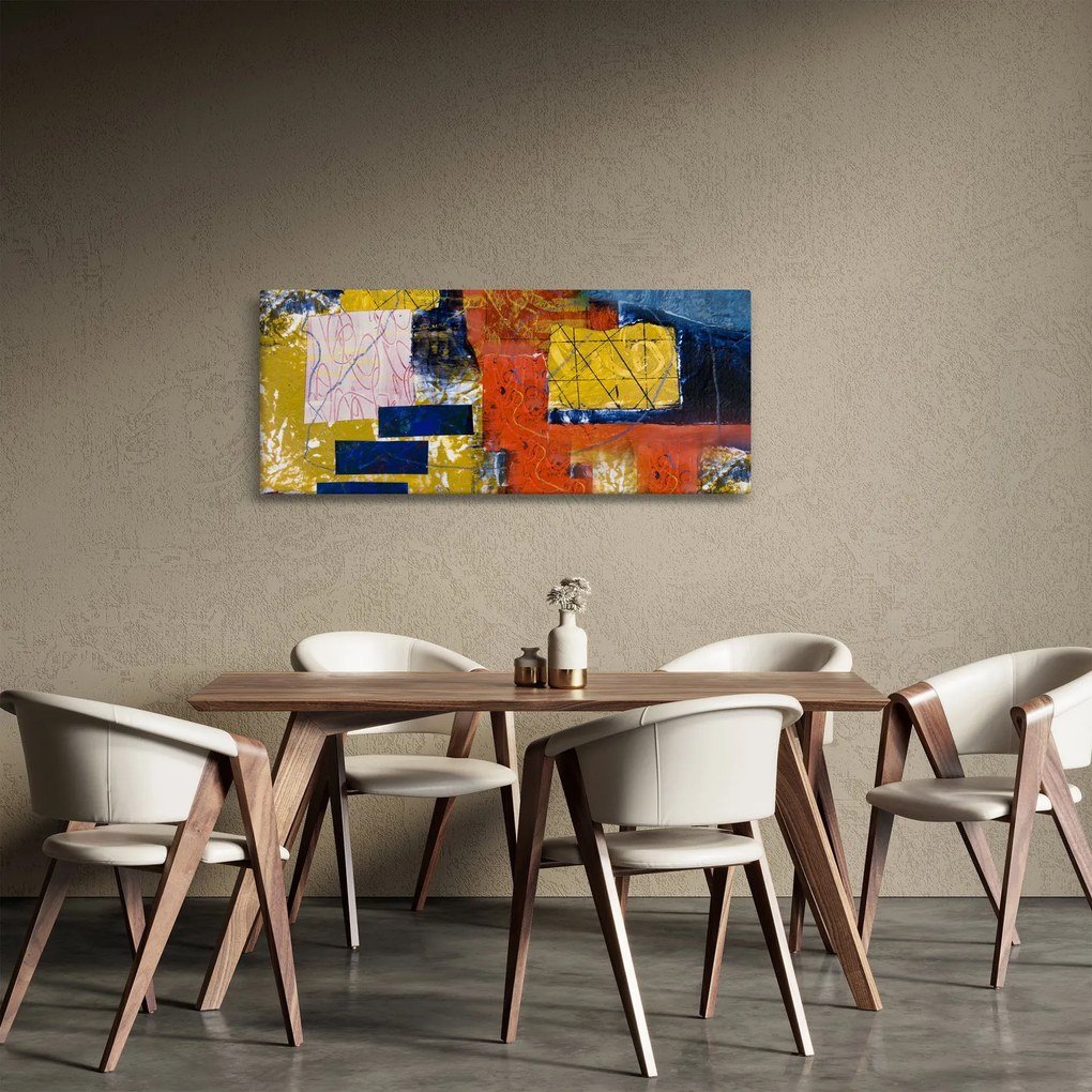 Obraz - Abstrakcia (120x50 cm)