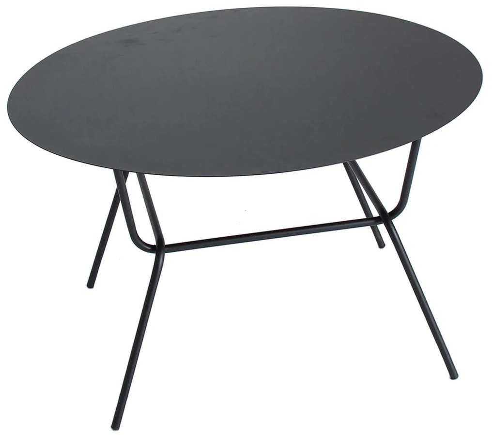 Konferenčný stolík erina 75 x 75 cm čierny MUZZA