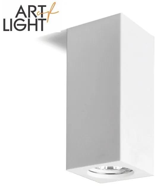 KOBI Stropné bodové osvetlenie CELLO, biele, 170mm