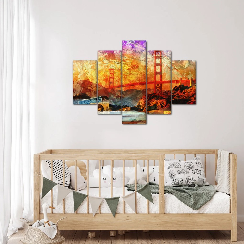 Obraz - Golden Gate, San Francisco, Kalifornia (150x105 cm)