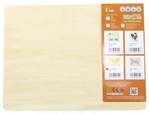 Puzzle na podložke s rúčkami Viga 44611 psík