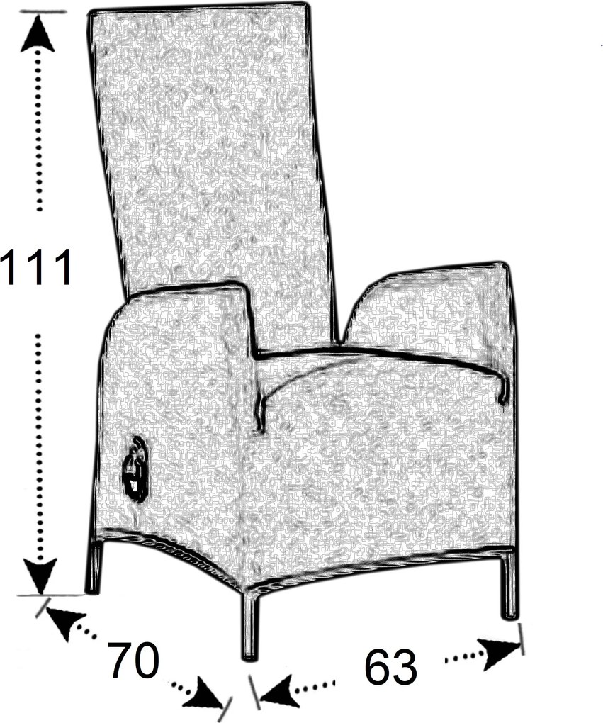 Doppler PRATO PARIS antracit - luxusná záhradná súprava 6+1