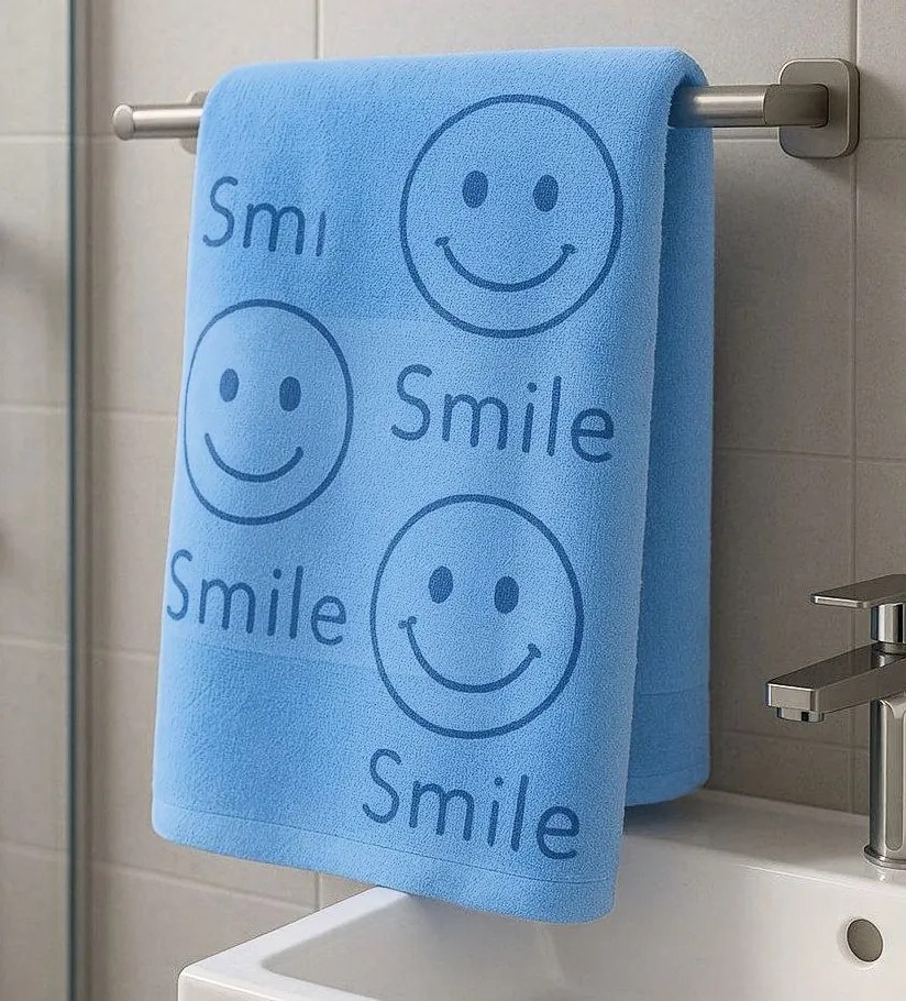 Osuška rýchloschnúca modrá Mikrovlákno 70x140 cm