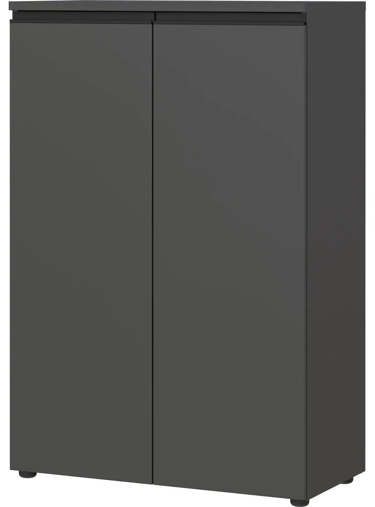 Antracitová skrinka 81x120 cm Bedano – Germania