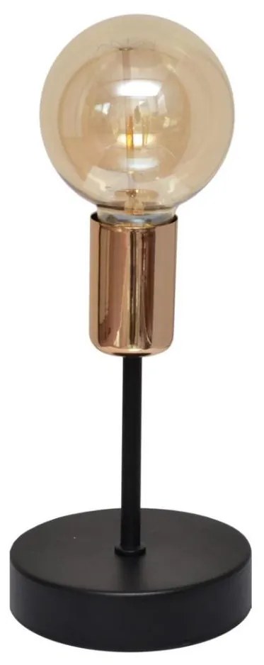 Helam Stolná lampa TUBE 1xE27/15W/230V B-1924/1 BK+BR