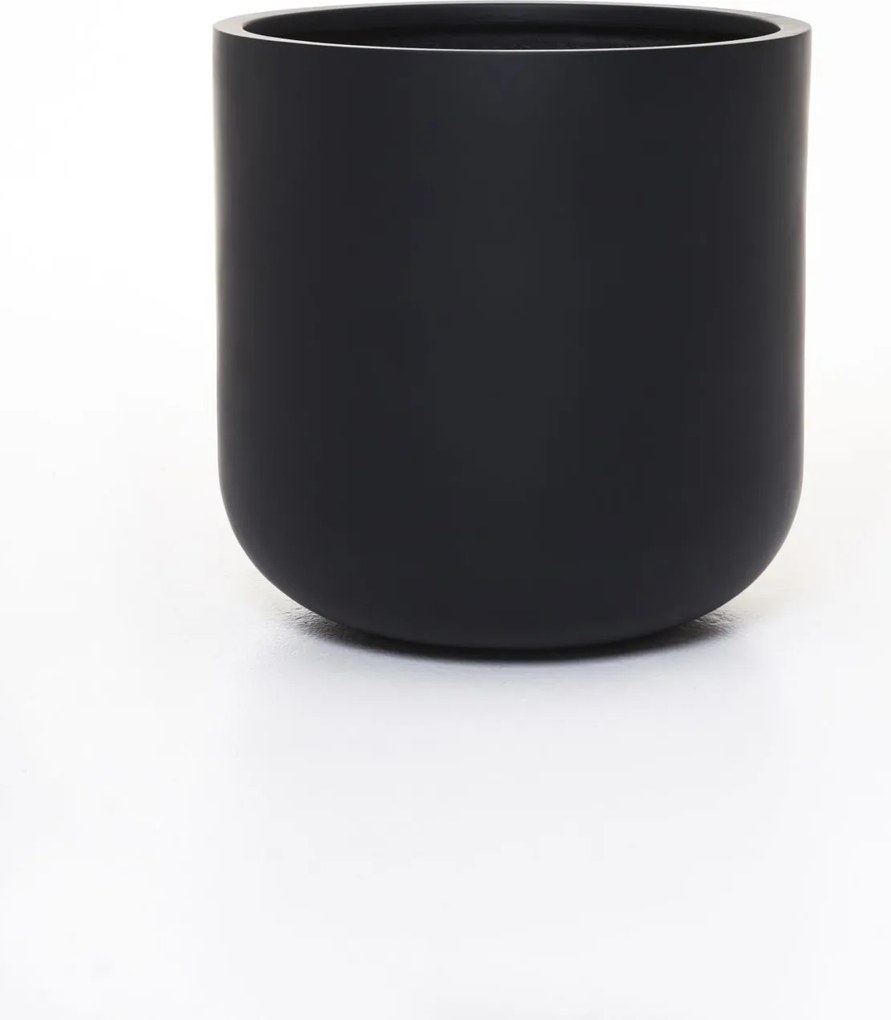 Kvetináč CHICO, sklolaminát, priemer 40 cm, antracit