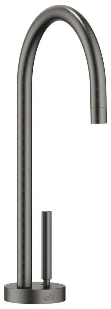DORNBRACHT Tara Classic Hot &amp; Cold páková drezová batéria s filtrom, na horúcu a studenú vodu, výška výtoku 180 mm, kartáčovaná tmavá platina, 17861888-99