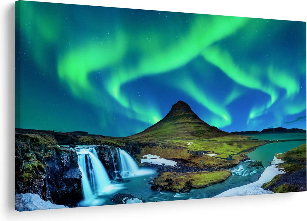 Obraz - Kirkjufell, Island (90x60 cm)