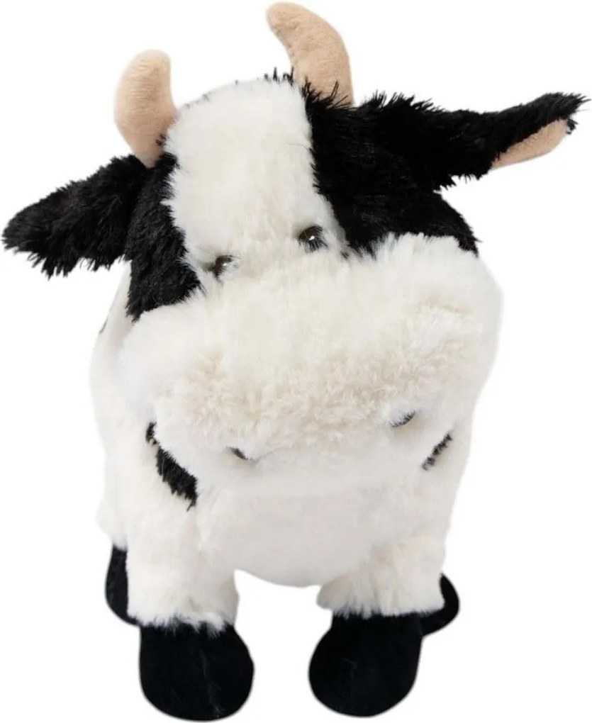 Zarážka do dveří kráva Clara střední 25 cm bílá polyester – 0*0 cm