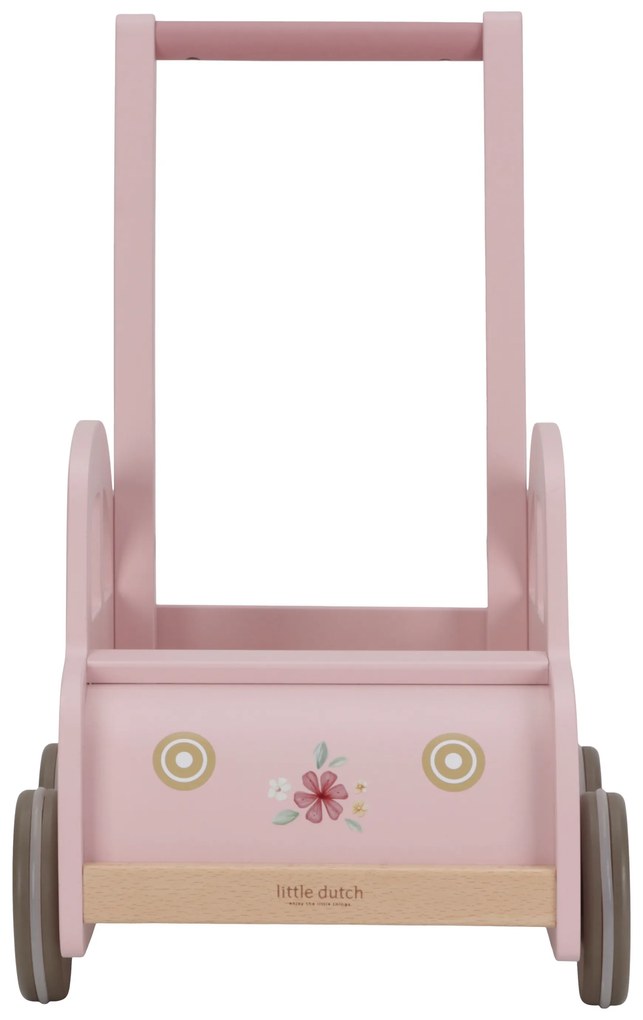 Auto vozík drevené Pink