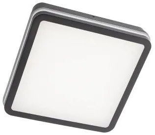 Vonkajšie senzorové svietidlo REDO ISOLA LED tmavošedá senzor 90292