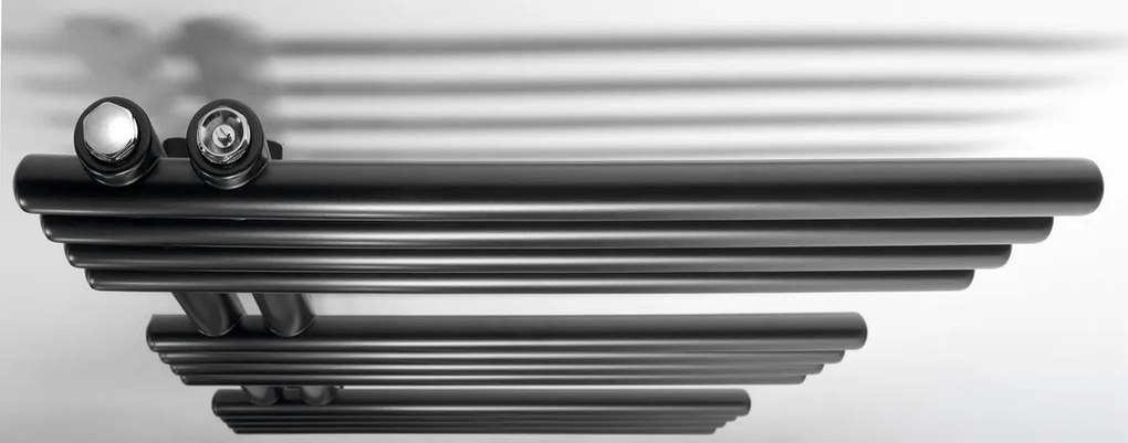 Sapho Sapho, NYMPHA vykurovacie teleso 500x800mm, čierná mat, LLN80B