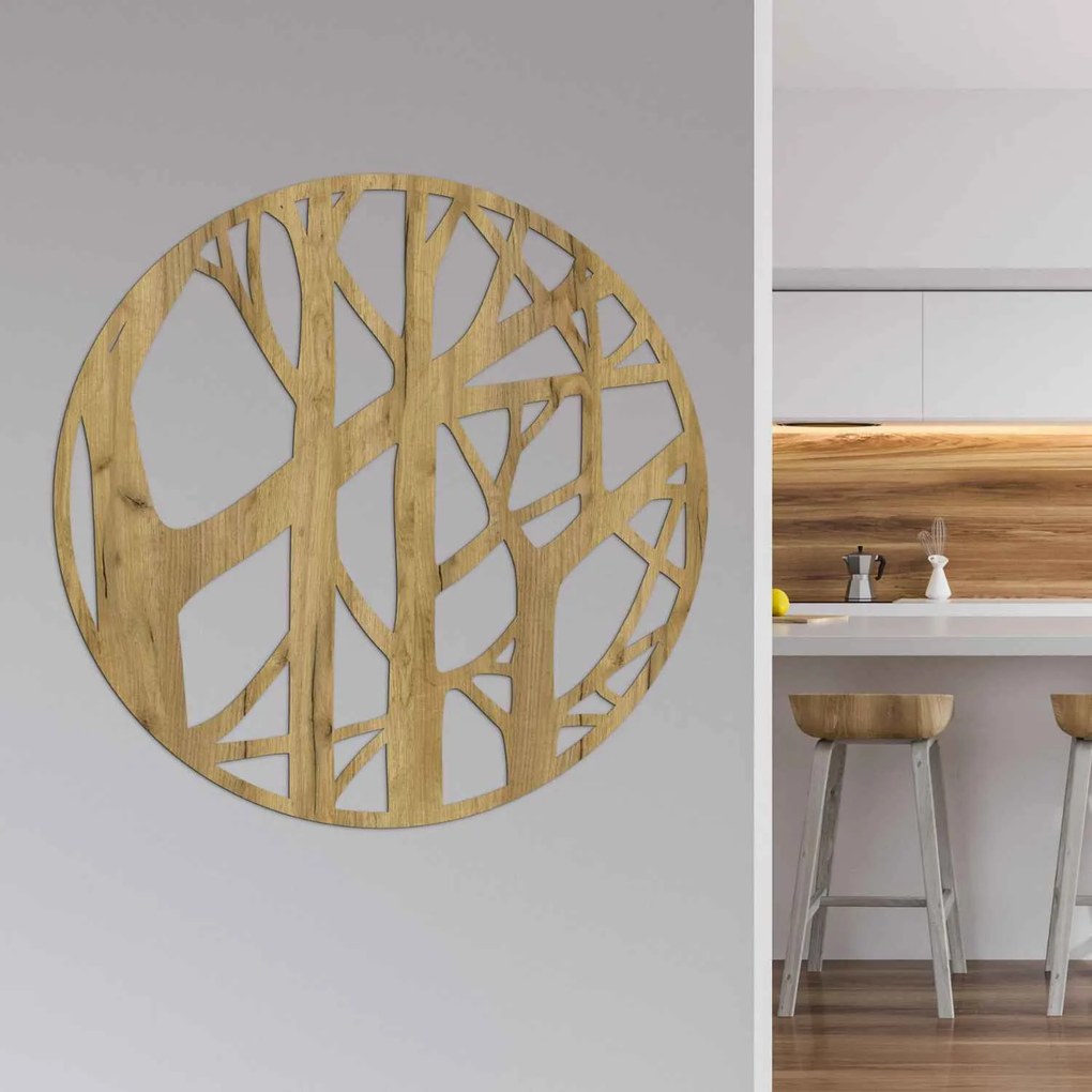 SENTOP | Dizajnová drevená dekorácia kvetinový ornament | SENTOP HDF0376