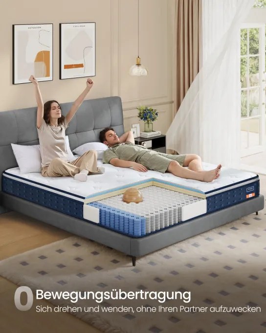 Matrac s gélovou pamäťovou penou RMZ224QZ02