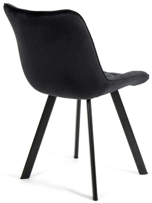 Noela Zamatová jedálenská stolička BELLA čierna