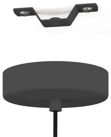 Eglo 390173 - Luster na lanku ALMERIMAR 3xE27/40W/230V šedá/zlatá