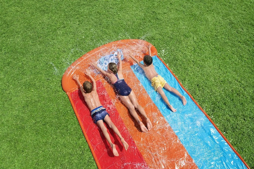 Bestway_B Bestway 52479 H2OGO!® Tsunami Splash Ramp™ tobogán pre 3 osoby 488 x 214 cm 52479