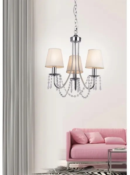 Luster na reťazi RUTI 3xE14/40W/230V