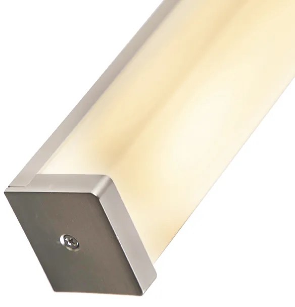 Moderná nástenná lampa do kúpeľne oceľ 92 cm IP44 - Cascada