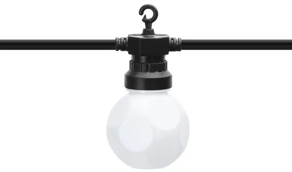 Aigostar - LED Vonkajšia dekoračná reťaz 10xLED/8m IP44 teplá biela