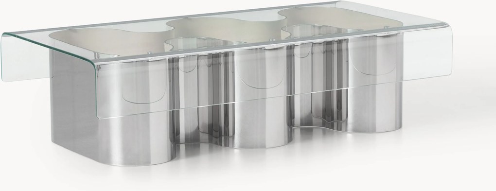 Konferenčný stolík so sklenenou doskou Jouri