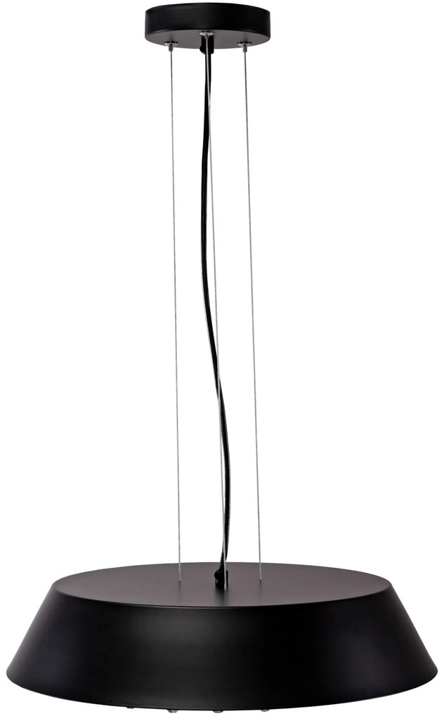 Toolight Toolight, LED závesné svietidlo Cristal 20W APP1028-CP, čierna, OSW-01233
