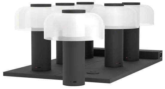 Eglo 900984 - LED Stmievateľná vonkajšia lampa PONENTE 2,25W/5V IP44 čierna/biela