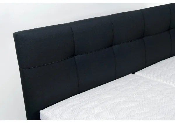 Čalúnená posteľ s úložným priestorom bez matraca MARIA 180x200 cm antracitová