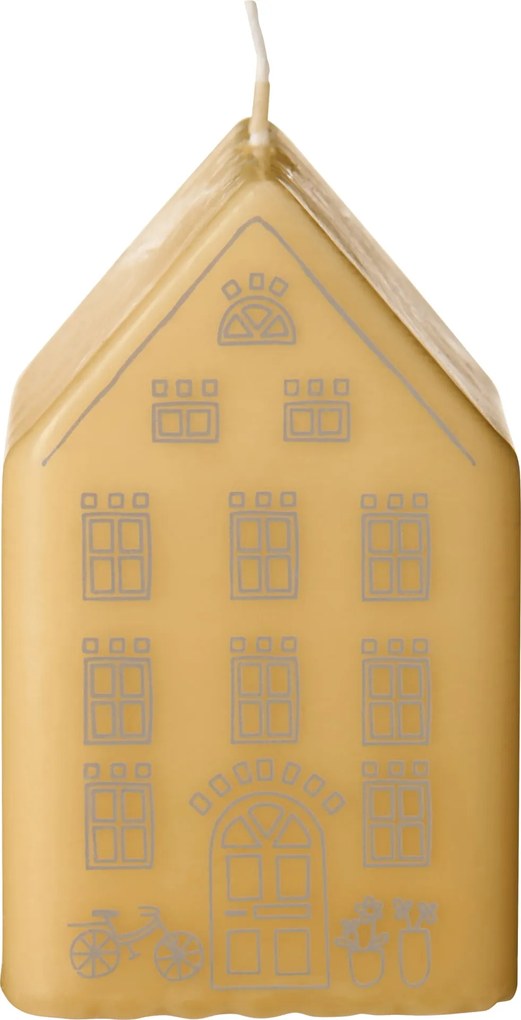 Ib Laursen Dekoratívna sviečka House 9 cm