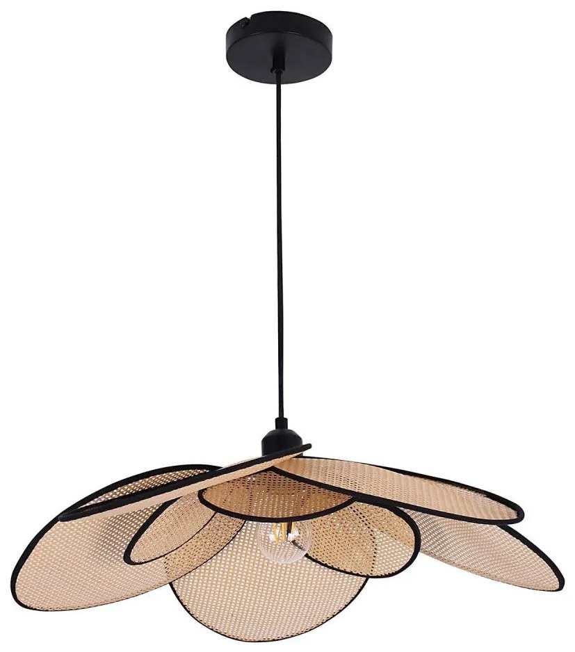 Polux Luster na lanku TOBAGO 1xE27/20W/230V pr. 60 cm béžová SA2352