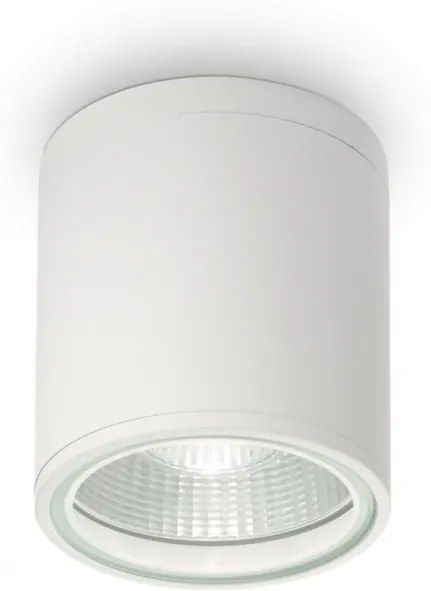 Ideal Lux 122663 vonkajšie stropné svietidlo Gun Bianco 1x28W | GU10 | IP44