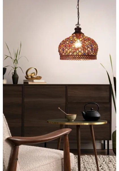 Eglo 49764 - Závesné svietidlo JADIDA 1xE27/60W