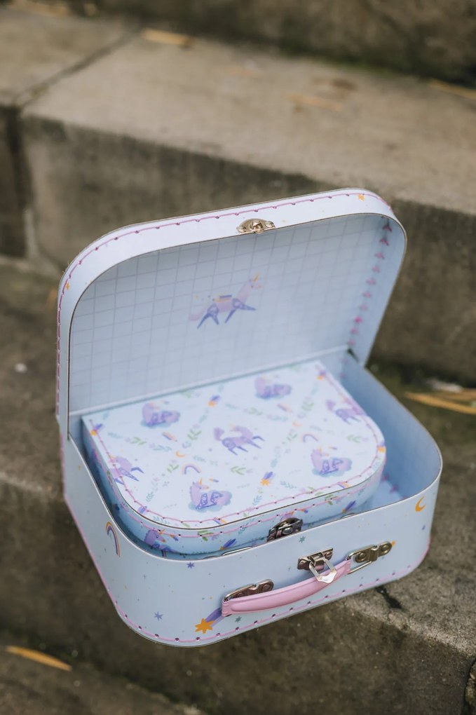 Bella Rose Detský kufrík Jednorožec – set 2 ks